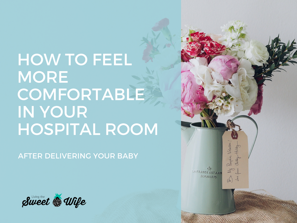 I’m here to tell you several ways to feel comfortable in your hospital room after baby is born which might not necessarily have anything to do with the things you pack.