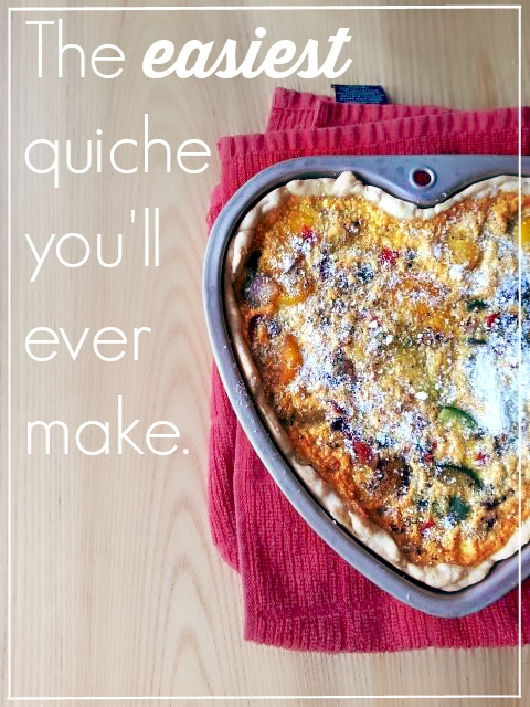 The Easiest Quiche You’ll Ever Make!