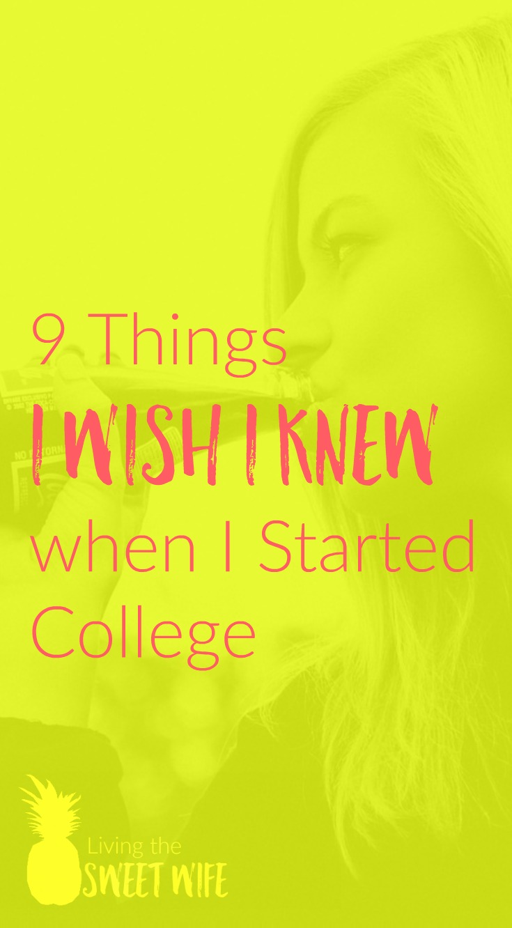 9 Things I Wish I Knew when I Started College
