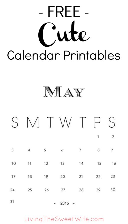Free Vermont Monthly Calendar