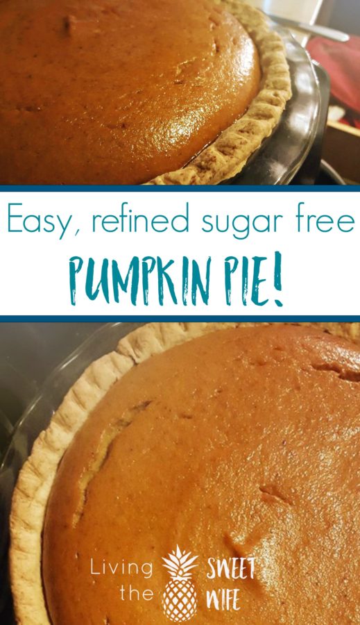 No-fail, easy, refined-sugar-free pumpkin pie!