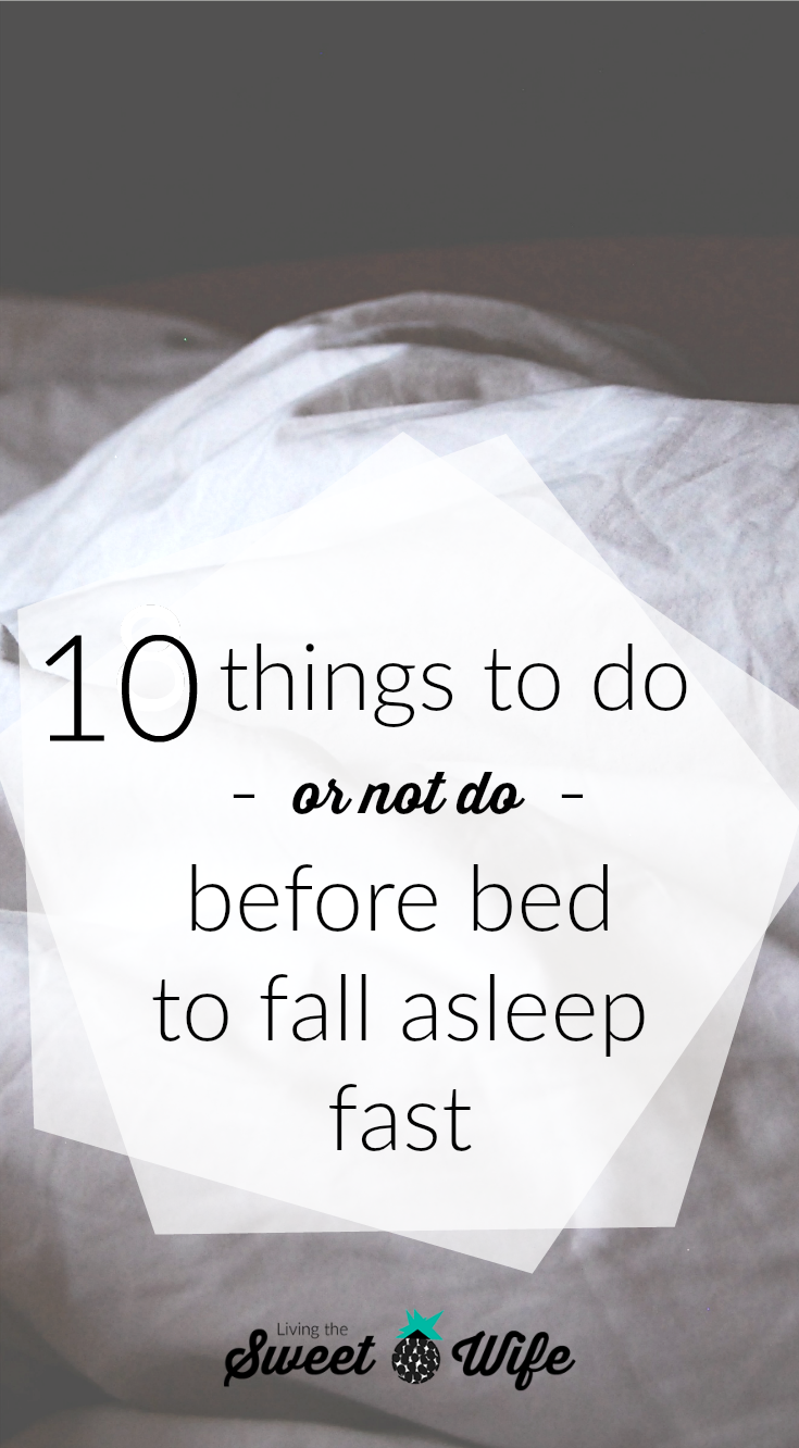Below are some of my favorite tried and true tips for falling asleep faster at night and staying asleep peacefully through the night. Try them out and see if you don’t have an easier time falling- and staying- asleep.