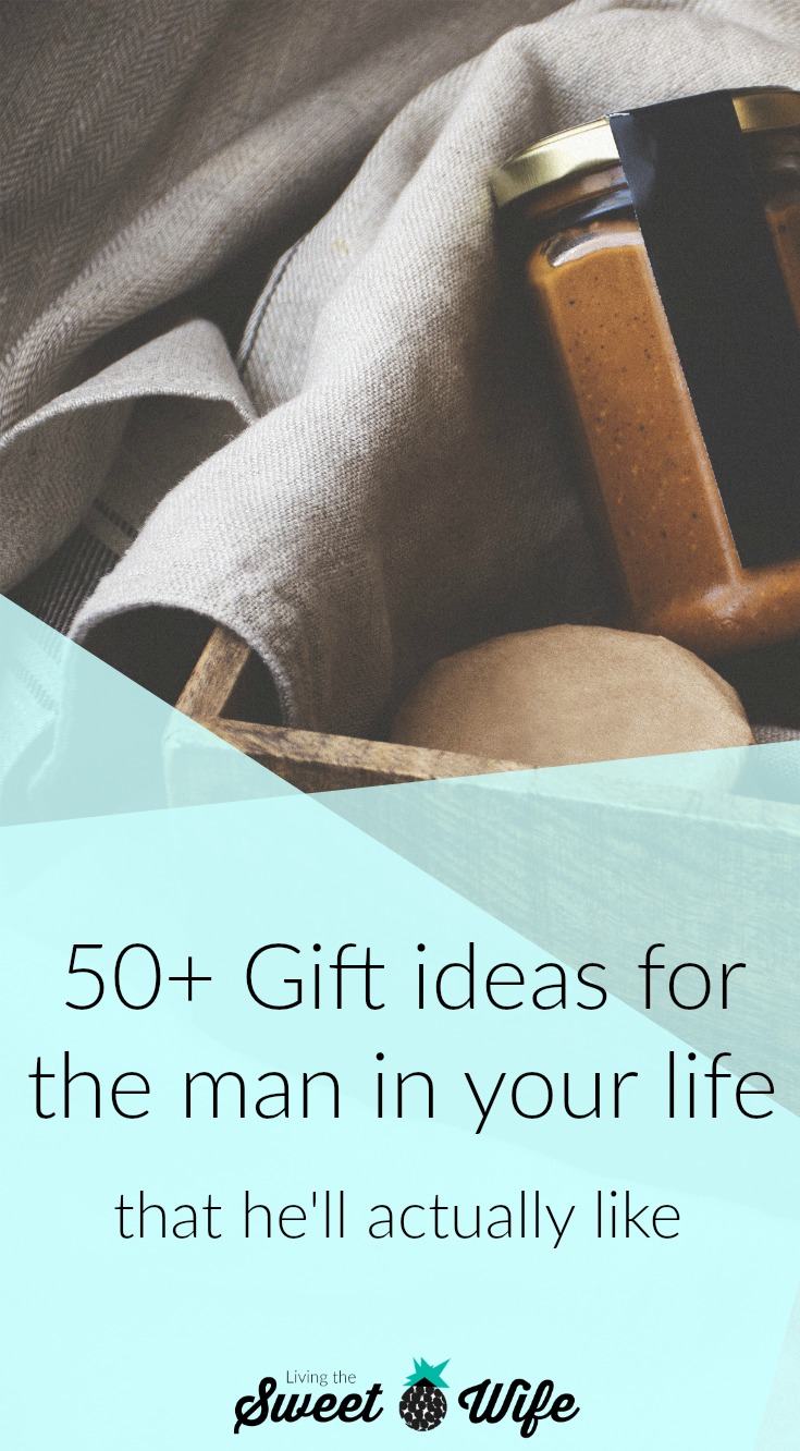 So for all of us who have to shop for a man, this list is for you. I’ve come up with over 50 gift ideas for all types of men with all types of interests