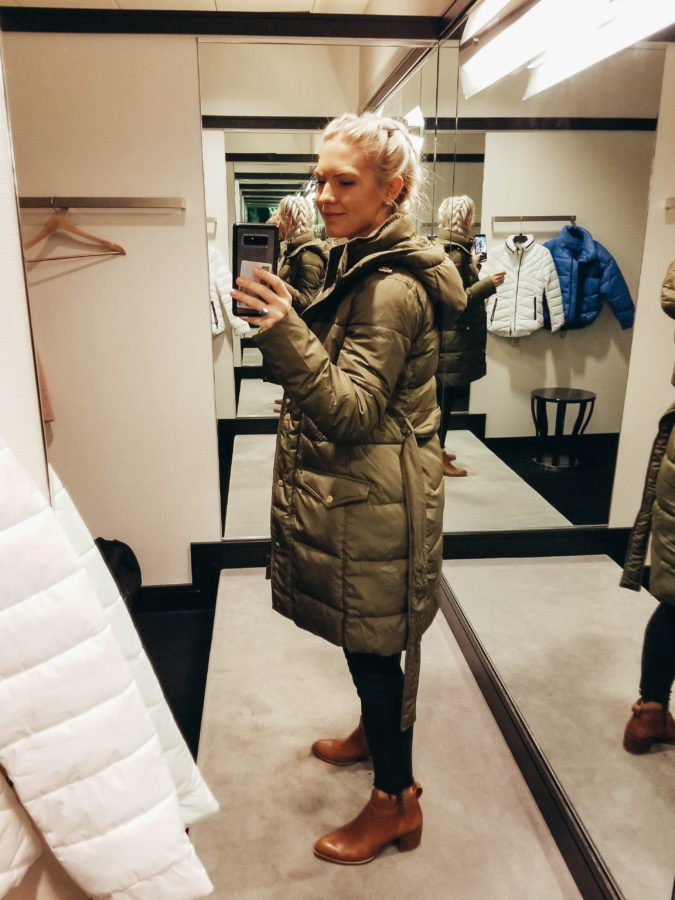 J.CREW Wintress Belted Down Puffer Coat
